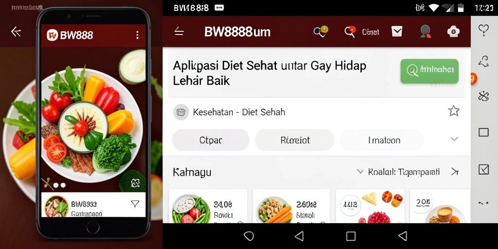 Tampilan antarmuka BW888 yang intuitif dan menarik.