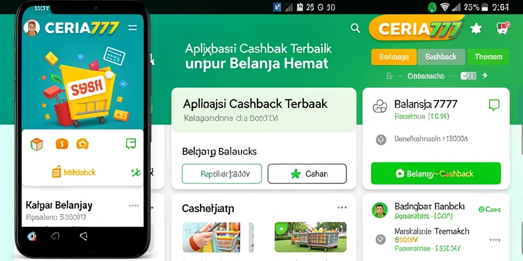 Tampilan antarmuka CERIA777 yang menarik dan fungsional untuk cashback.