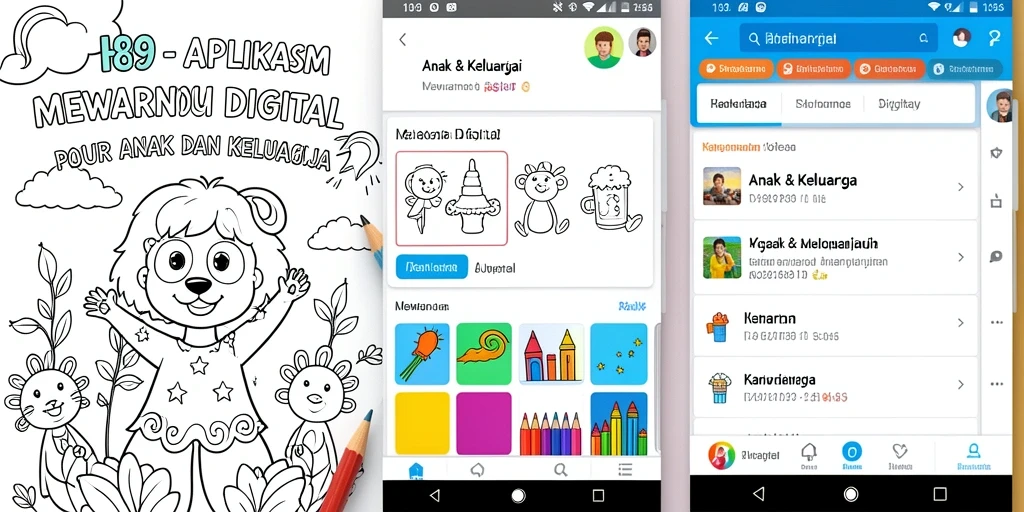 Screenshot antarmuka H89 yang menunjukkan fungsi Mewarnai Digital.