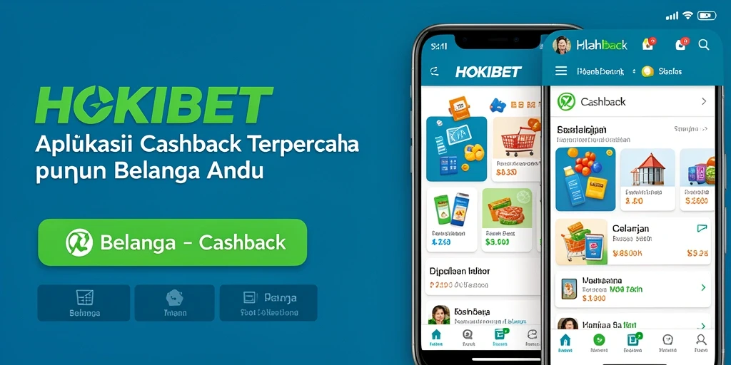 Tampilan antarmuka HOKIBET dengan fitur cashback yang mudah diakses.