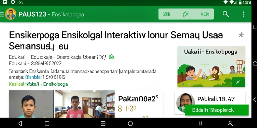 Antarmuka PAUS123 yang menarik dengan berbagai topik ensiklopedia.
