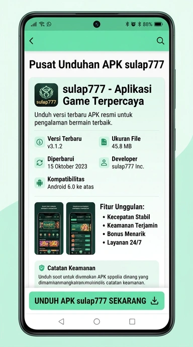 Panduan Unduh dan Instal APK sulap777 untuk Android